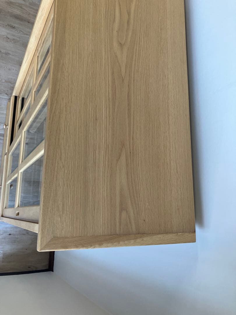 ナラ材　ブックボード　引戸　展示品