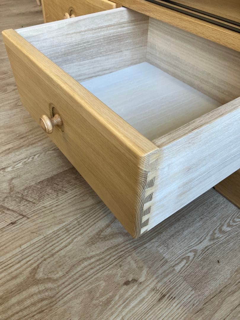 ナラ材　ブックボード　引戸　展示品