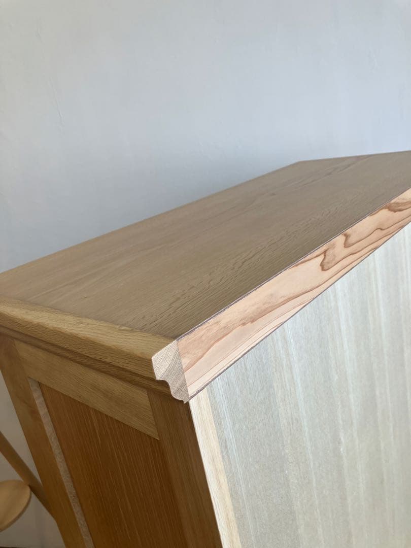 ナラ材　ブックボード　引戸　展示品