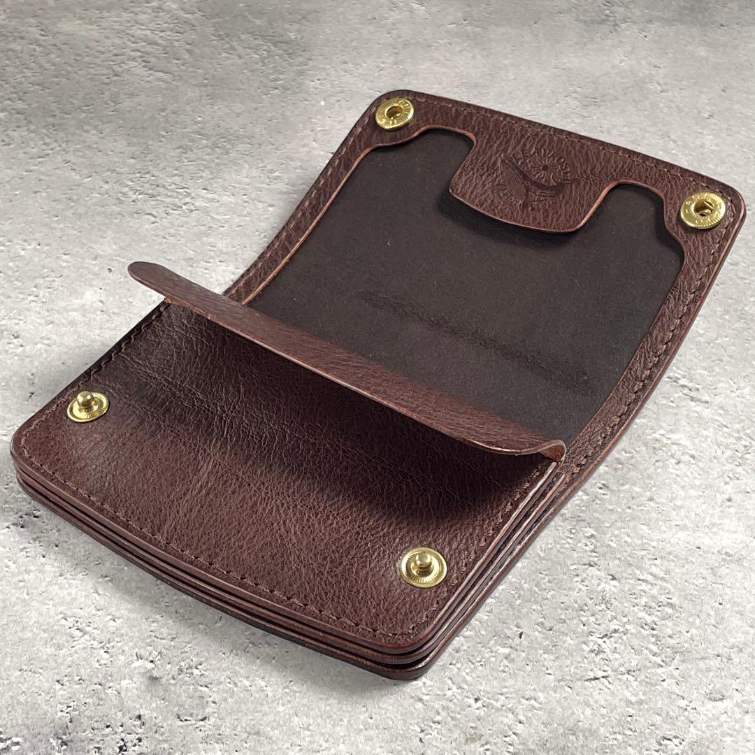 Shortwallet ”MANO” / SW-01 ダークブラウン