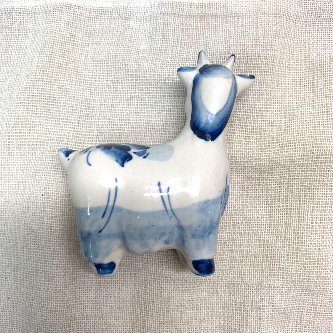 レア✴︎旧ソ連ハンドメイド 鹿の親子 ソビエト製