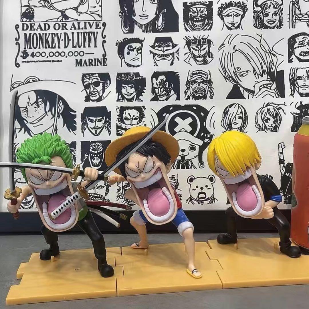 ワンピース フィギュア ルフィ ゾロ サンジ 3体セット - メルカリ