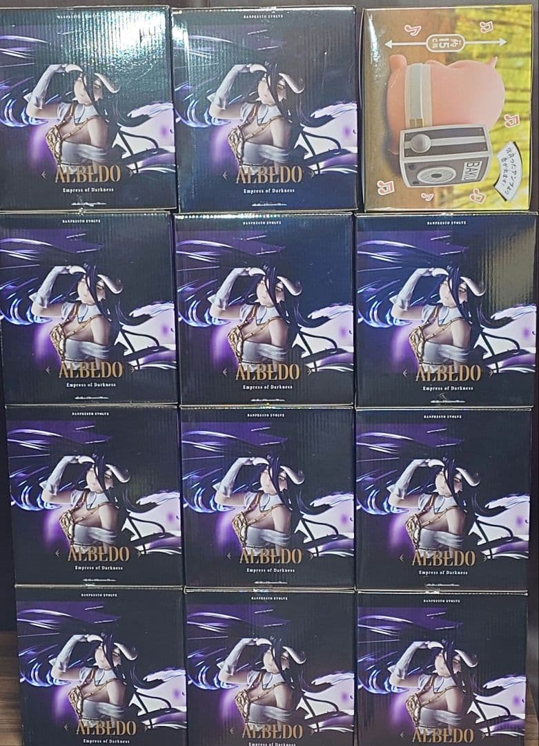 オーバーロードアルベド BPEVフィギュア11個 おまけ桃源暗鬼スピーカー1個