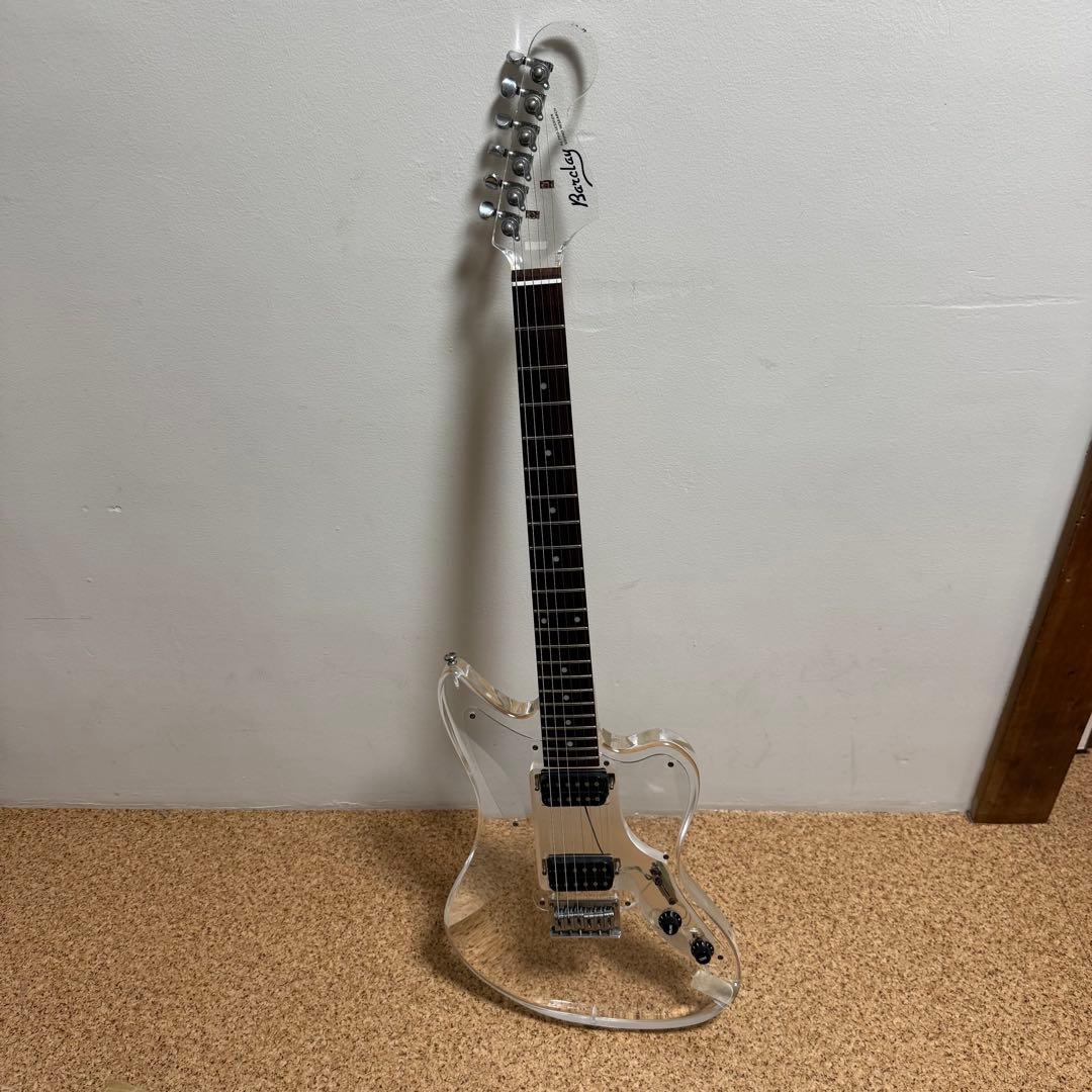 Barclay クリスタルギター 透明 レア スケルトン ケース付き - メルカリ