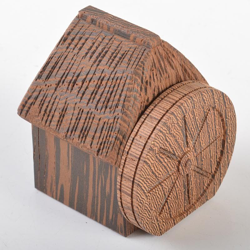 茶道具 畑幸春作 鉄刀木 水車香合 共箱 V R6358 - メルカリ