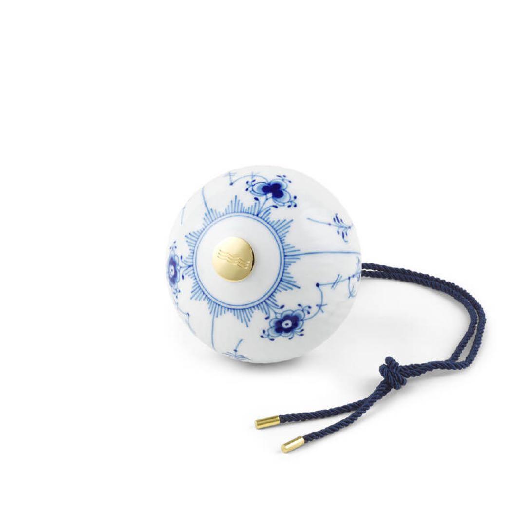 新品ロイヤルコペンハーゲン オーナメント ブルー ハーフレース プリンセス