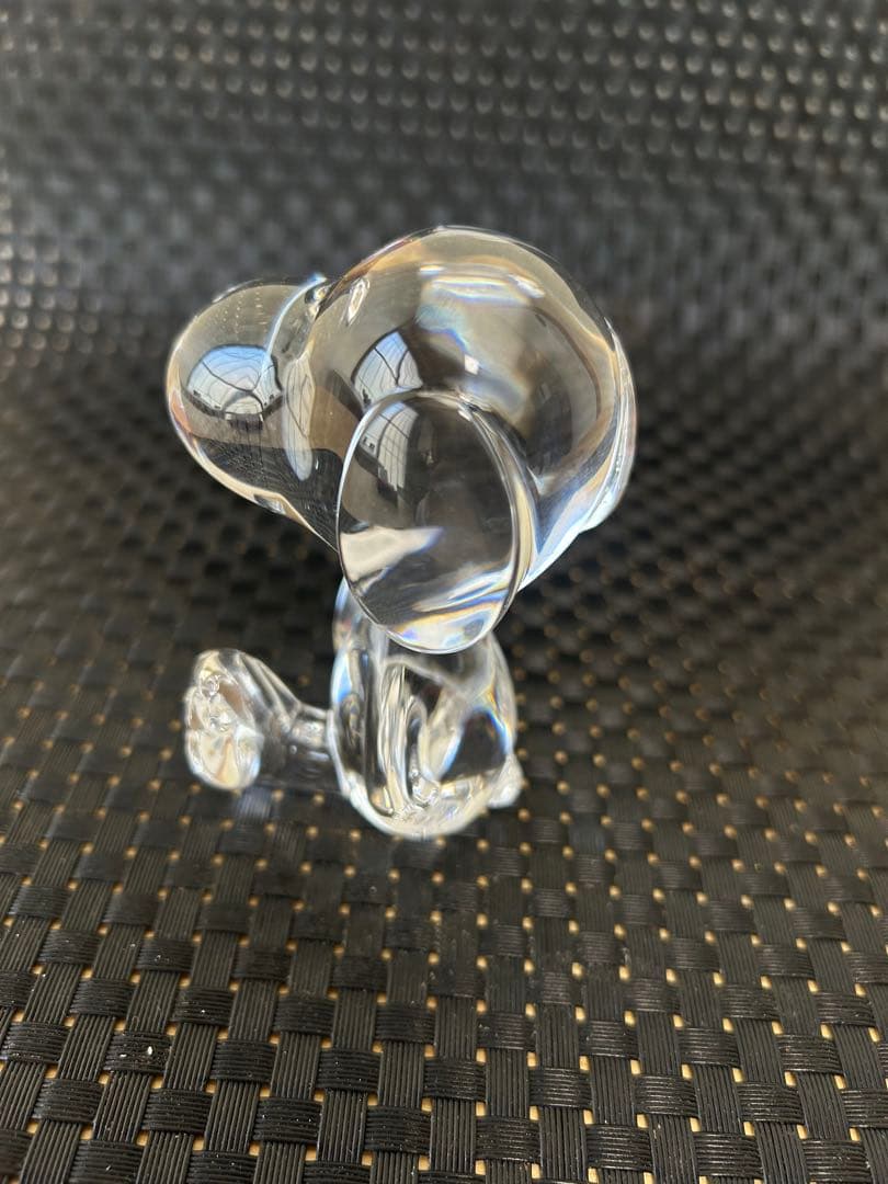 【美品】クリスタル　スヌーピー