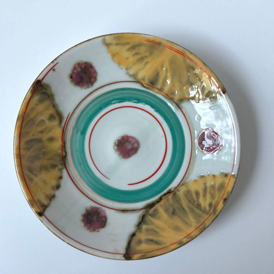 伊藤聡信さんの色絵5寸皿　2枚