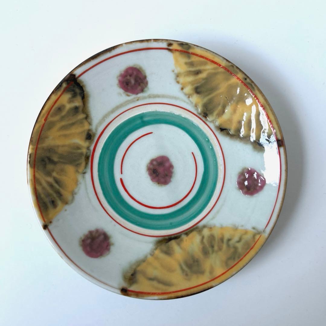 伊藤聡信さんの色絵5寸皿　2枚