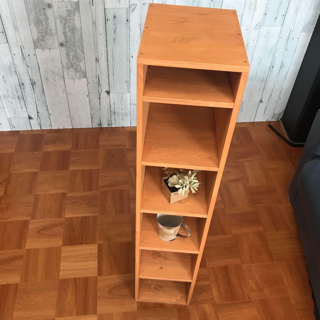 シェルフ 飾り棚 幅21cm パイン集成材