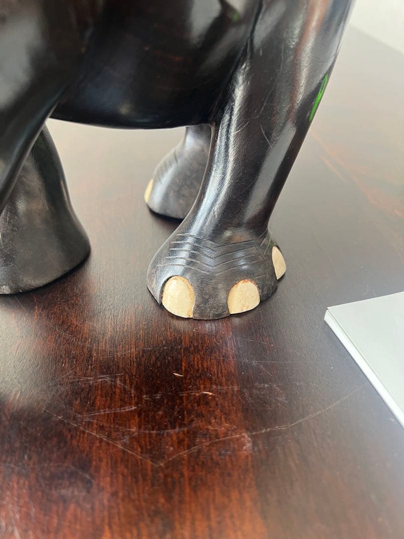 大迫力　アンティーク　木彫り像