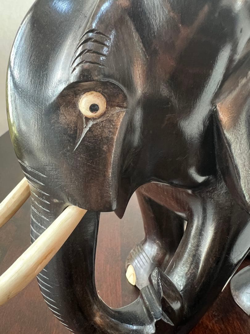 大迫力　アンティーク　木彫り像