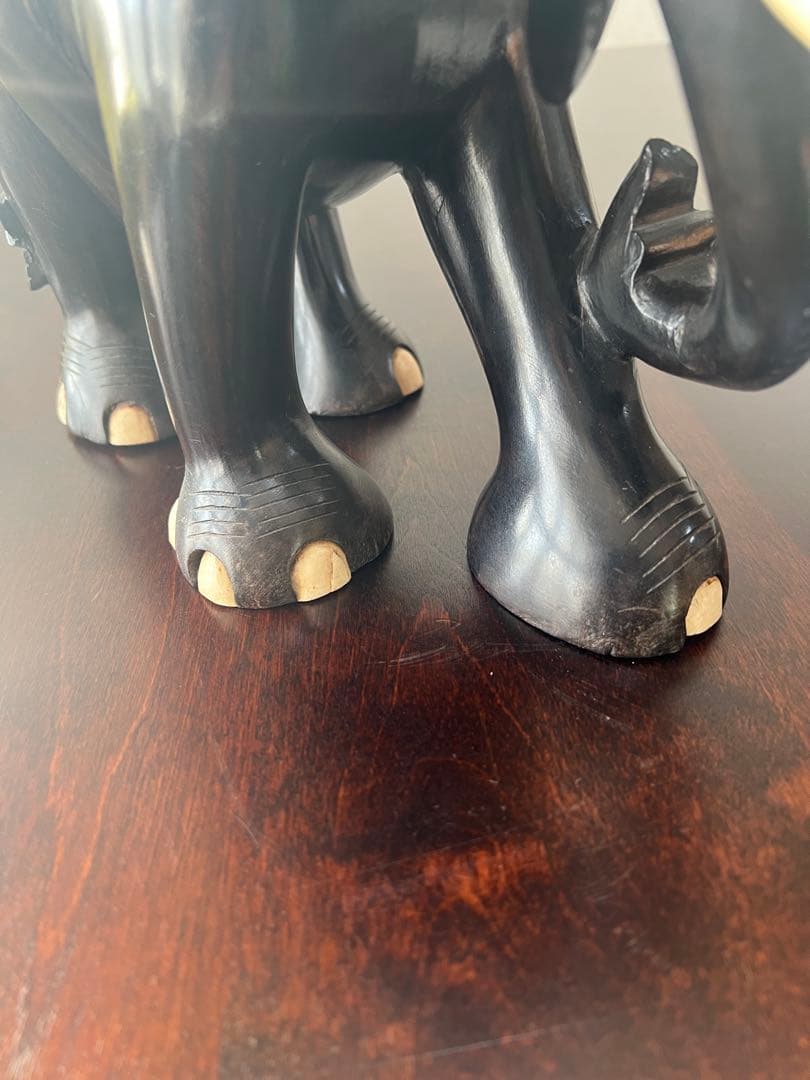 大迫力　アンティーク　木彫り像