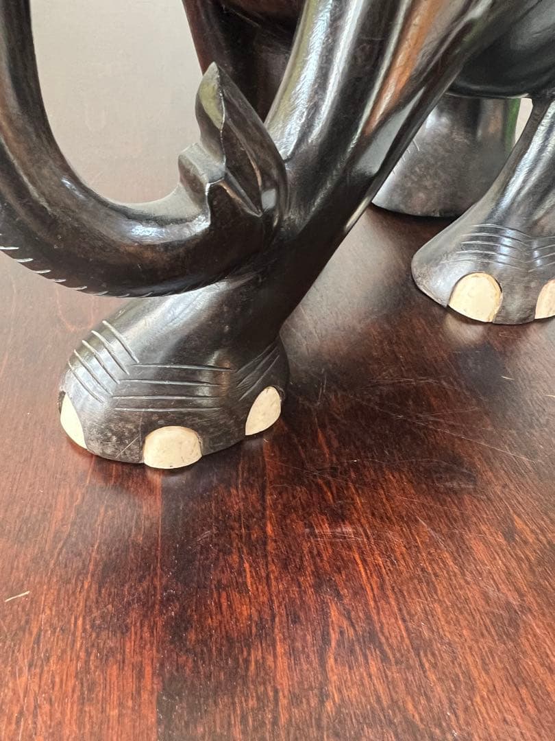 大迫力　アンティーク　木彫り像