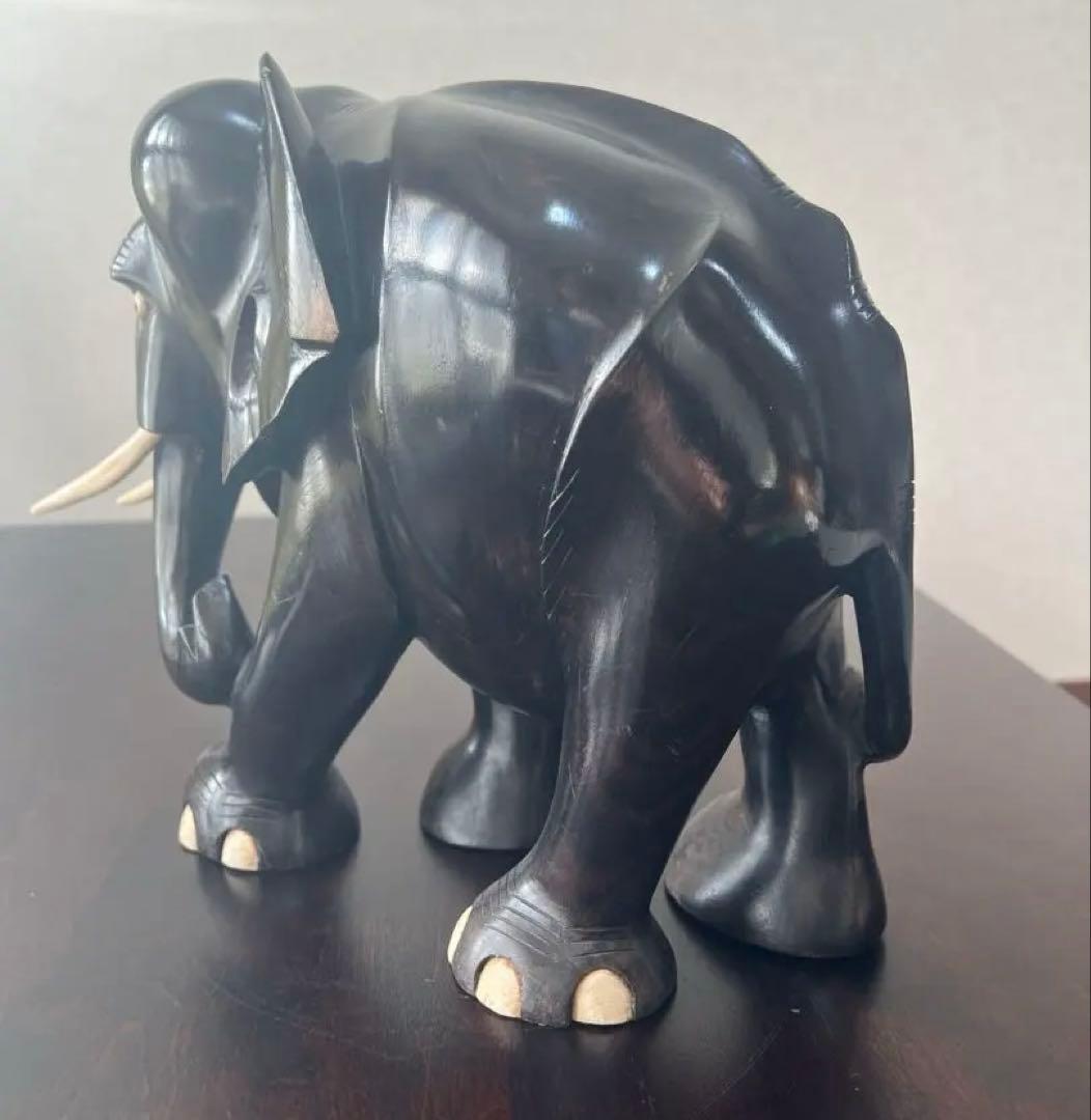 大迫力　アンティーク　木彫り像