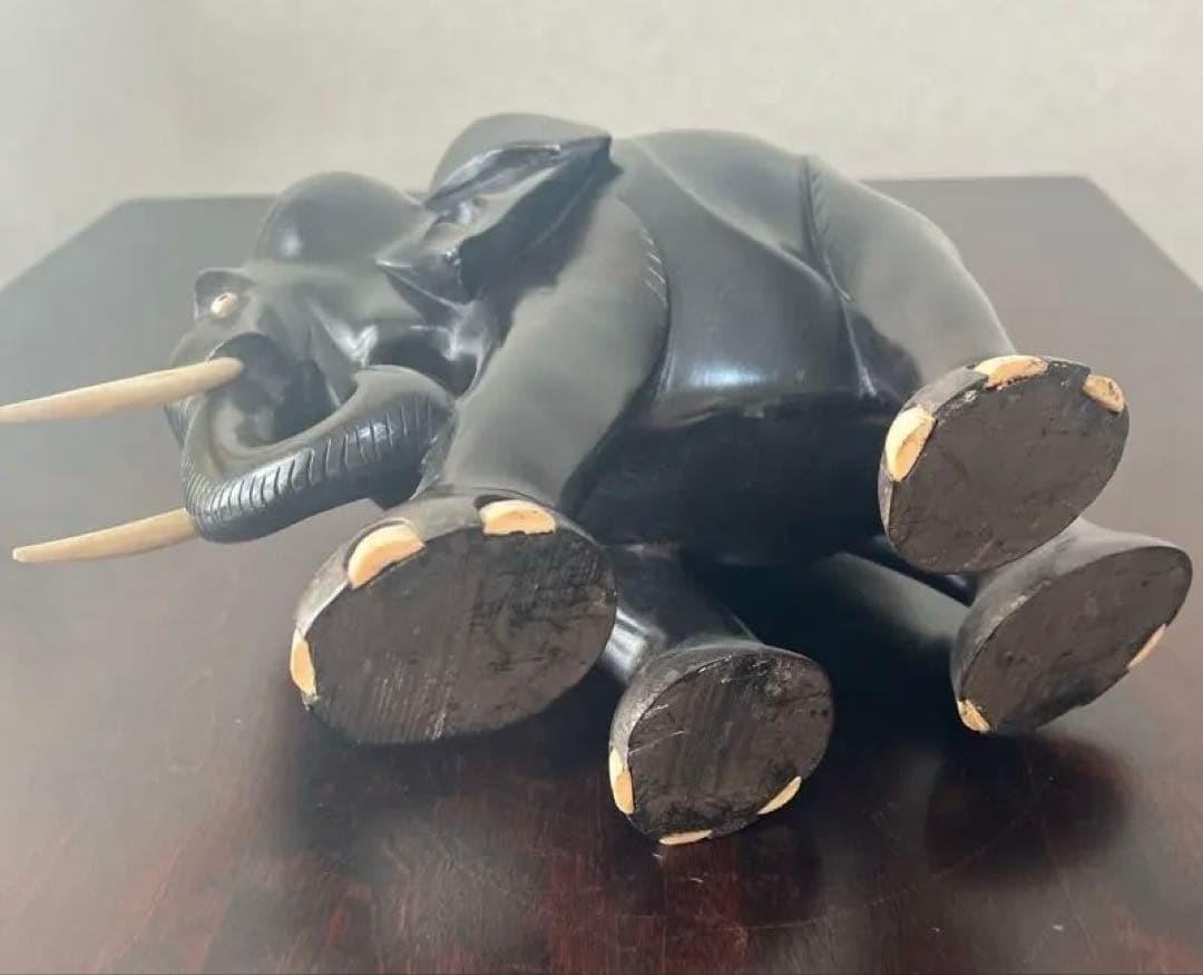 大迫力　アンティーク　木彫り像