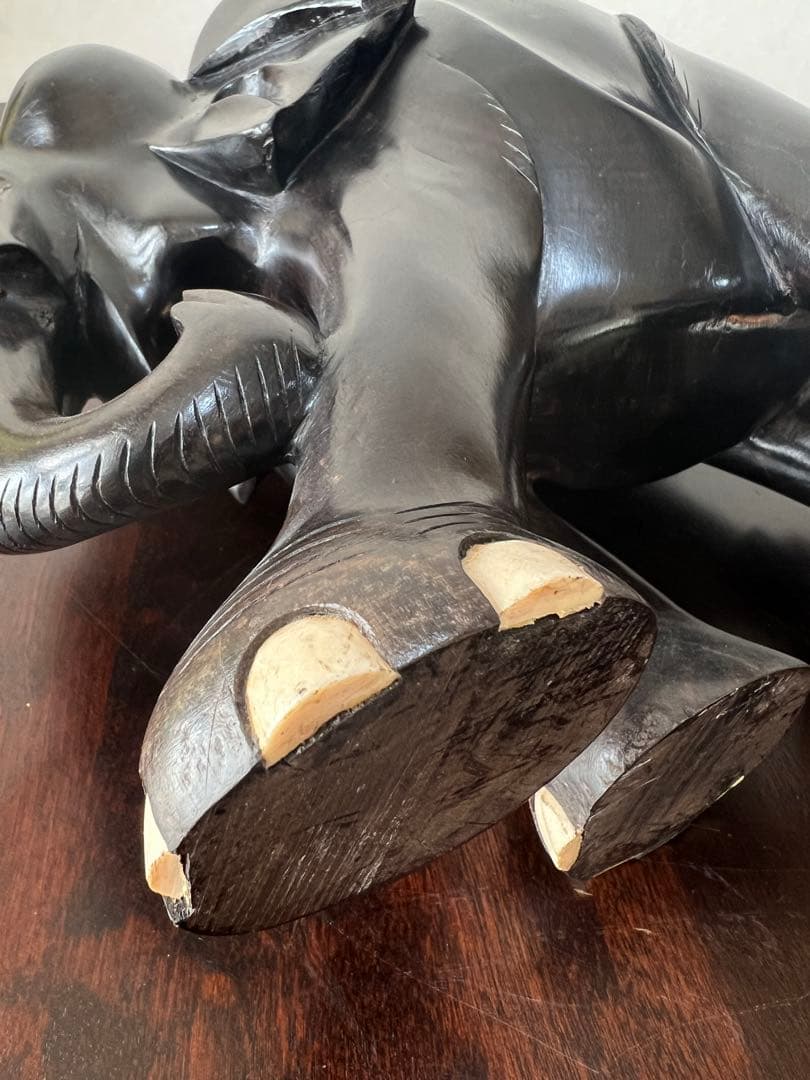 大迫力　アンティーク　木彫り像