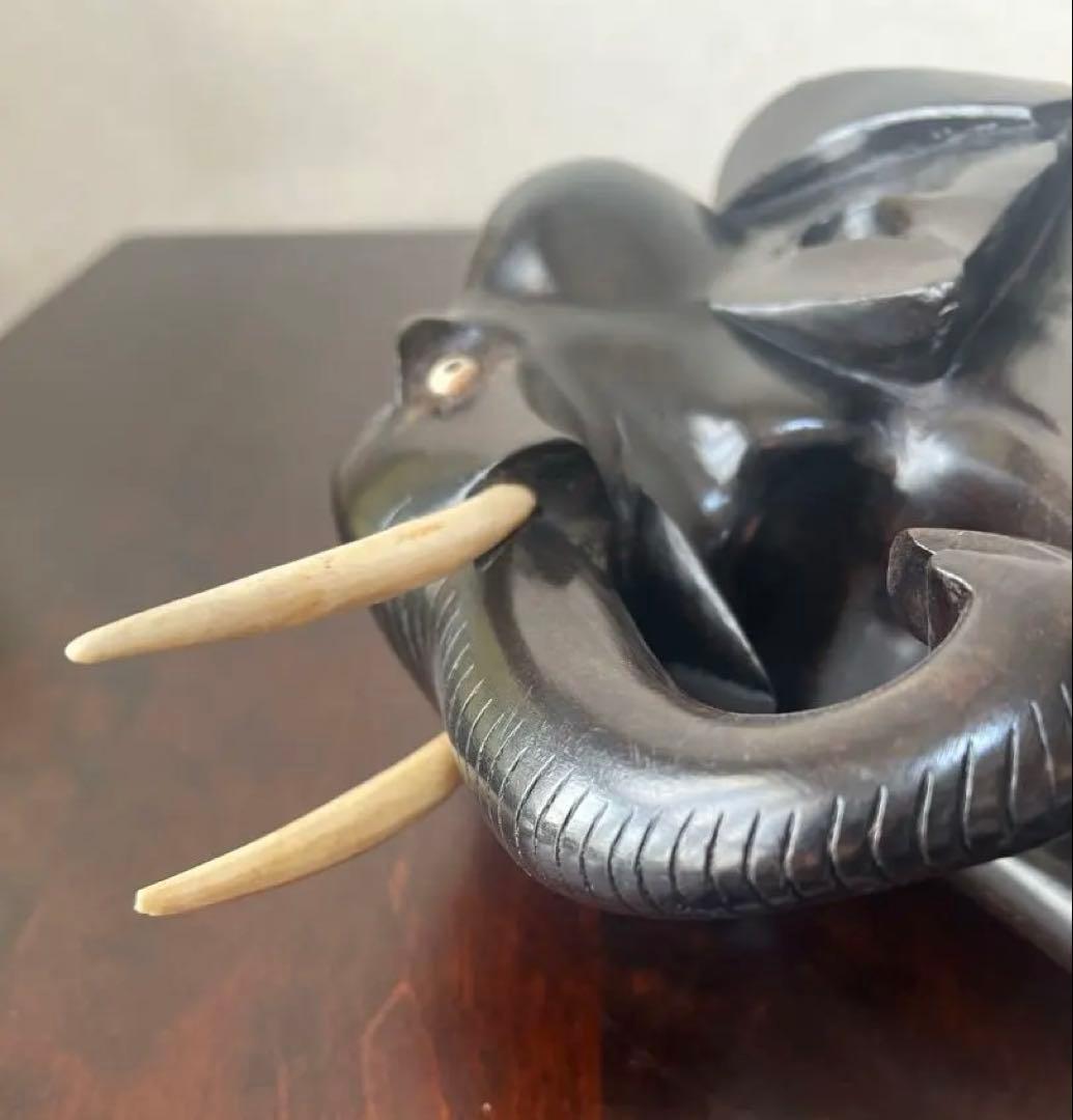 大迫力　アンティーク　木彫り像