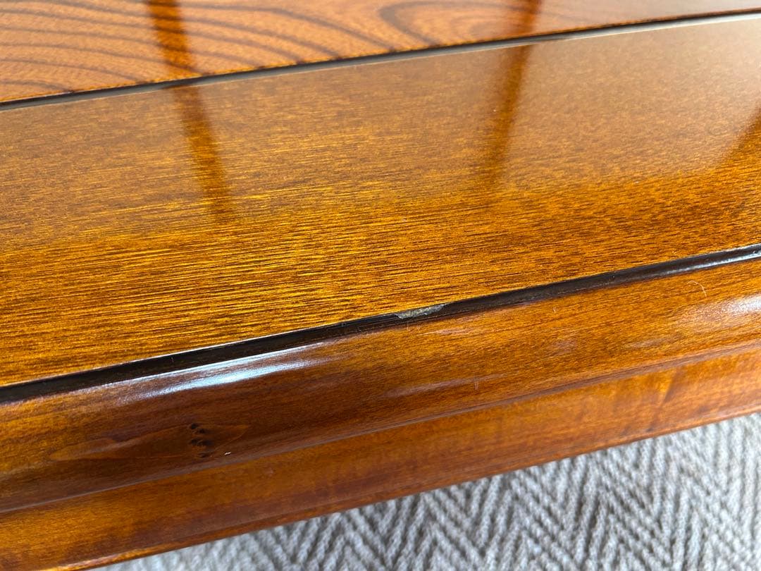 木製座卓 ブラウン 小傷あり