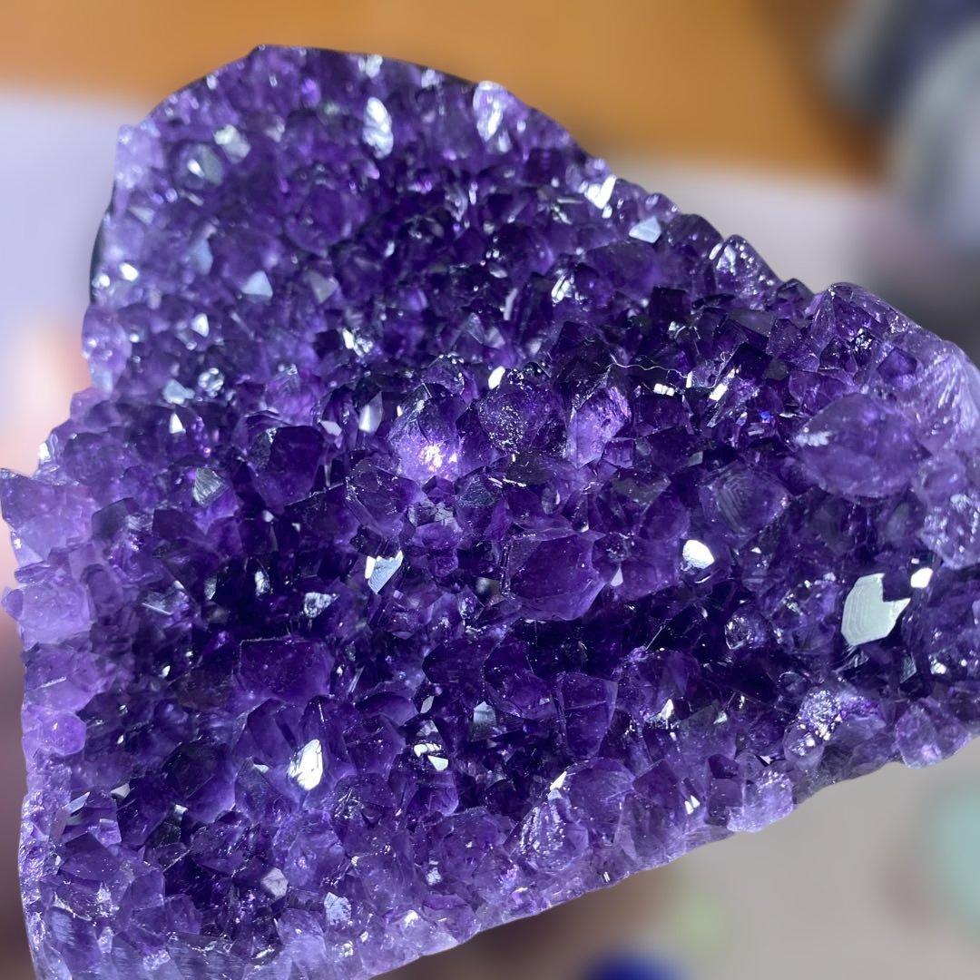 【極上ウルグアイ産A A A級アメジストクラスター1427g絶品超濃い超美しい