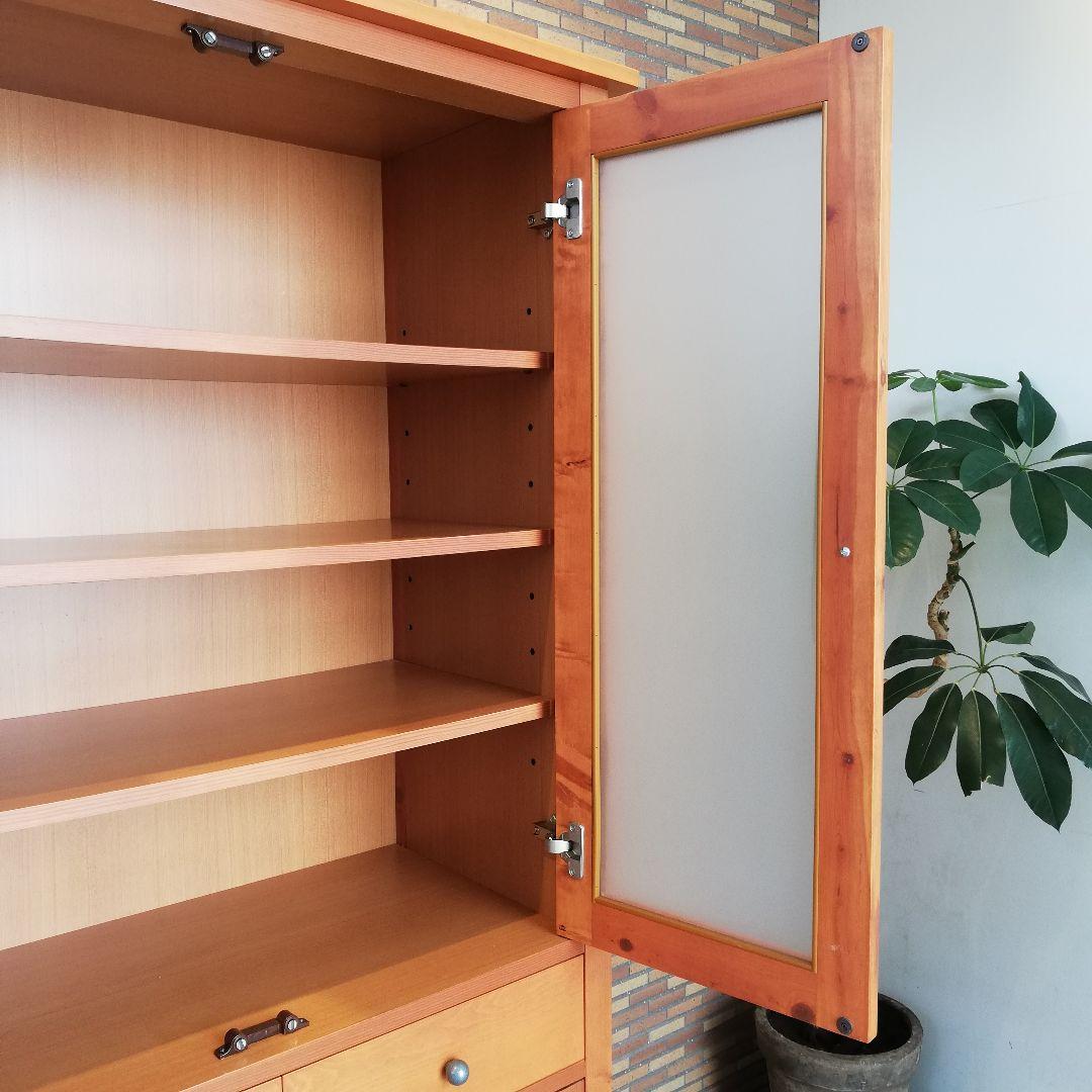 神無月セールΦ【廃番品】ACTUS Elikaカップボード キッチンキャビネット