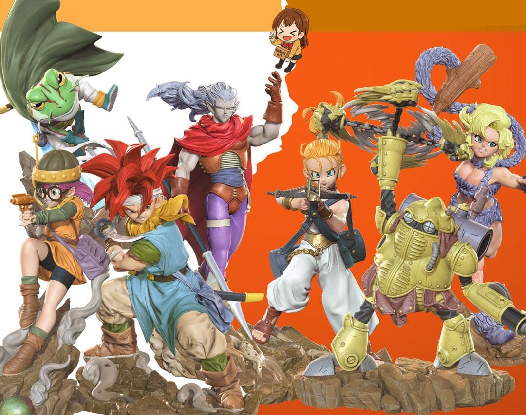 クロノトリガー　7体セット　未塗装未組立　フィギュア　ガレージキット クロノトリガー 7体セット 未塗装未組立 フィギュア ガレージキット