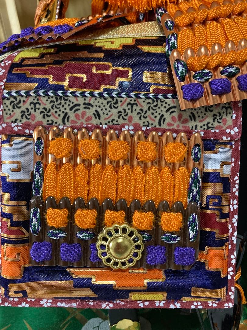 #昭和レトロ　①【#鎧　飾り】　②黒（飾り・収納箱） 端午の節句きれい目