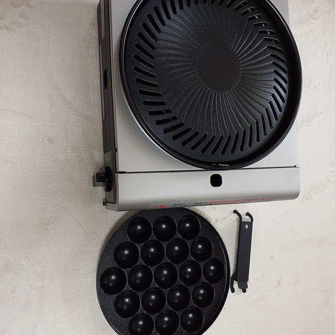 Iwataniマルチスモークレスグリルとたこ焼きプレートセット