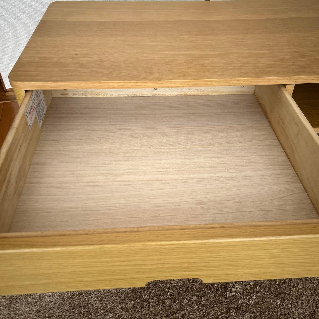 ニトリ 引き出し付きローテーブル