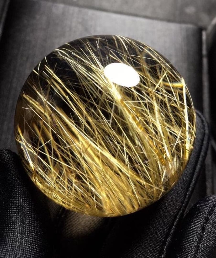 ⭐︎【天然】タイチンクオーツ 置物 47.4mm