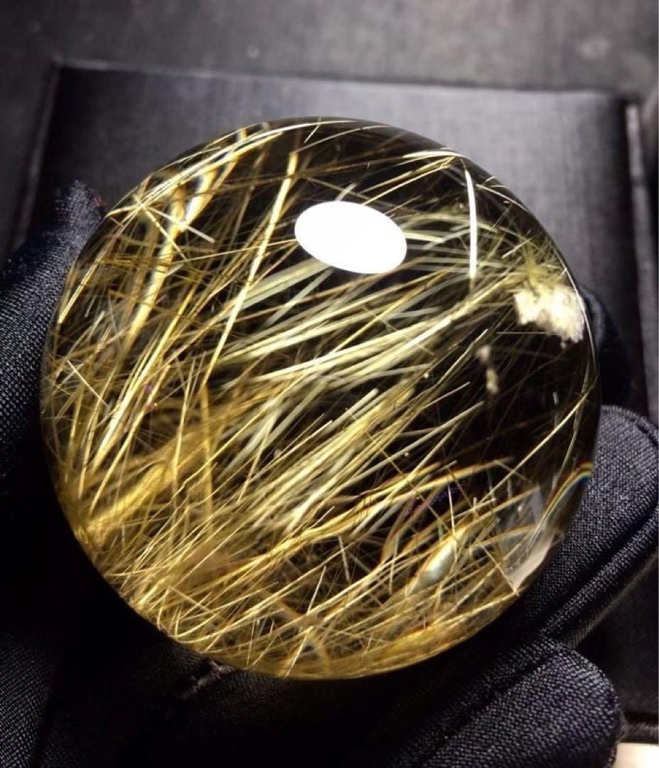 ⭐︎【天然】タイチンクオーツ 置物 47.4mm