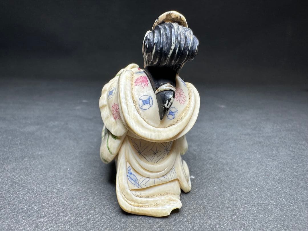 極上 七福神 置物 根付 印籠 天然素材 アンティーク 骨董 飾り物 古美術品