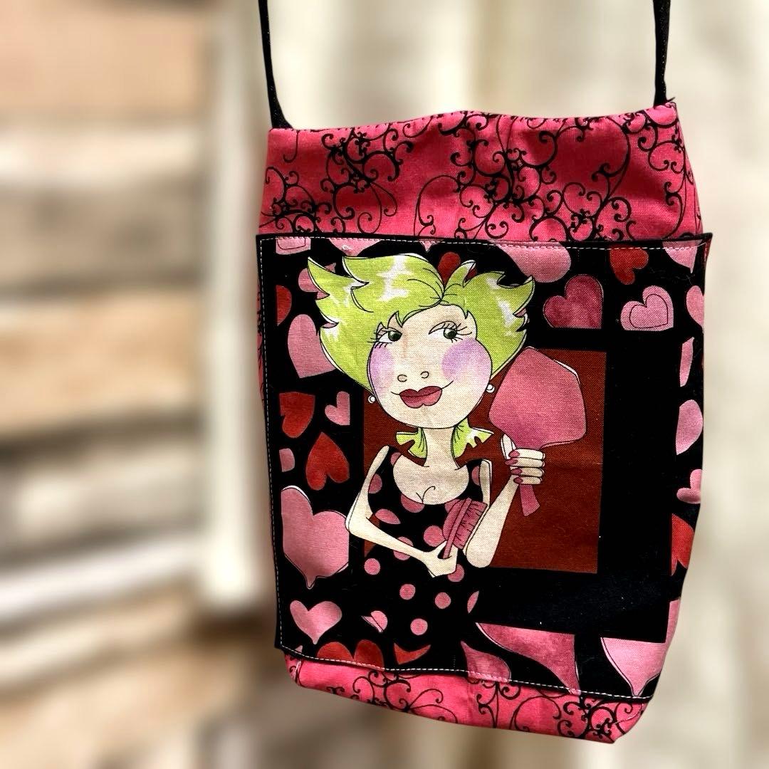 ロラライハリス　サロンレディー　ショルダートートバッグ　　　☆ハンドメイド品☆