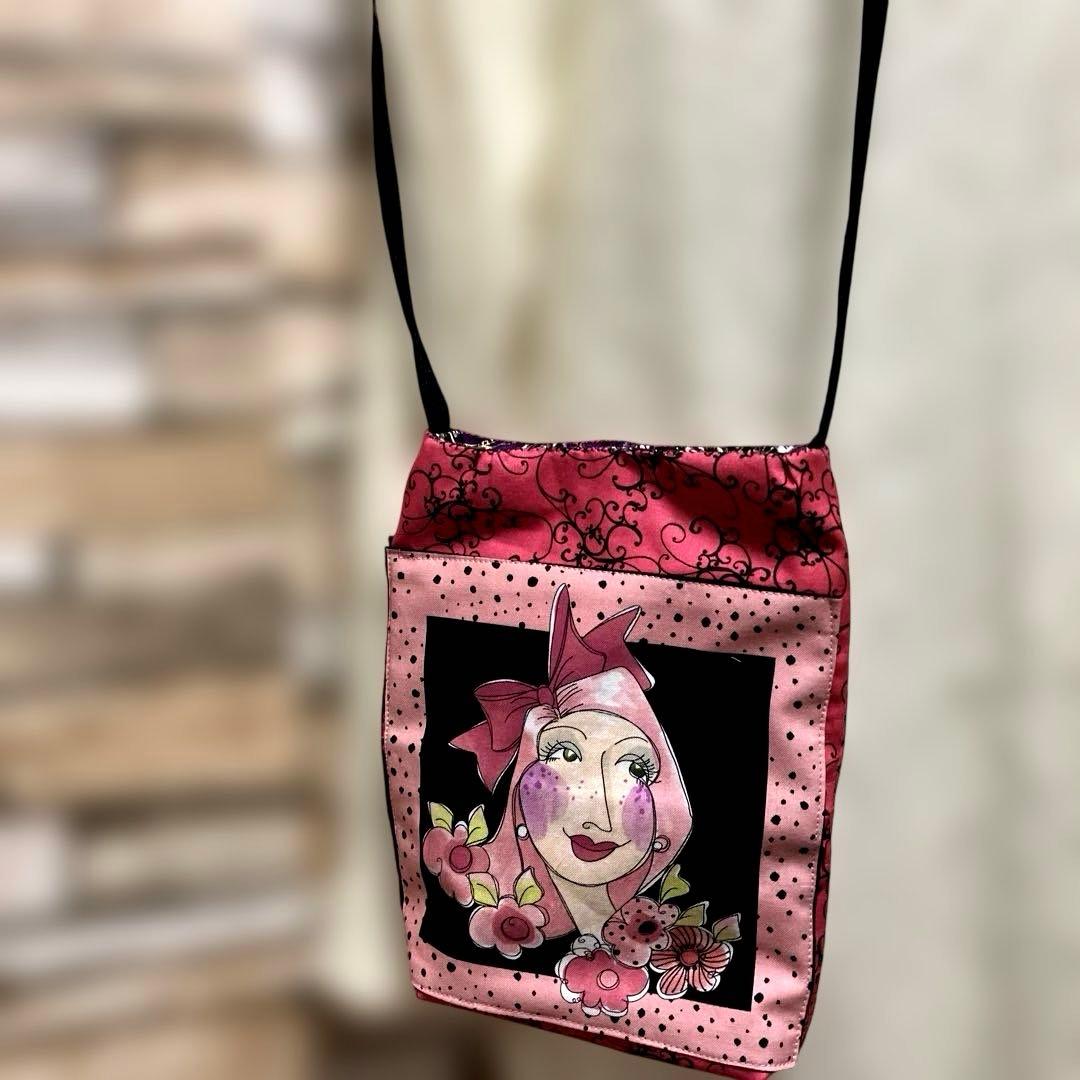 ロラライハリス　サロンレディー　ショルダートートバッグ　　　☆ハンドメイド品☆