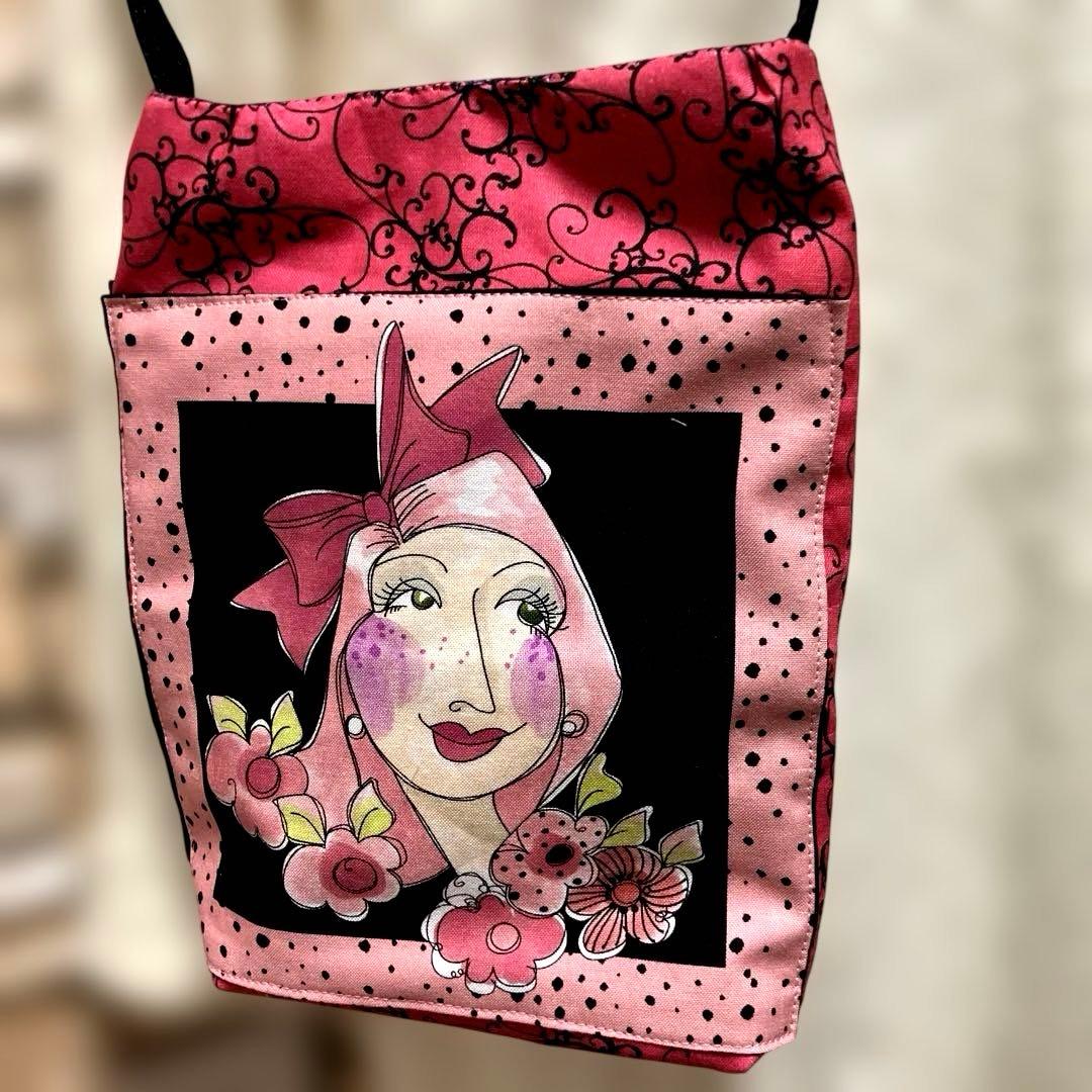 ロラライハリス　サロンレディー　ショルダートートバッグ　　　☆ハンドメイド品☆