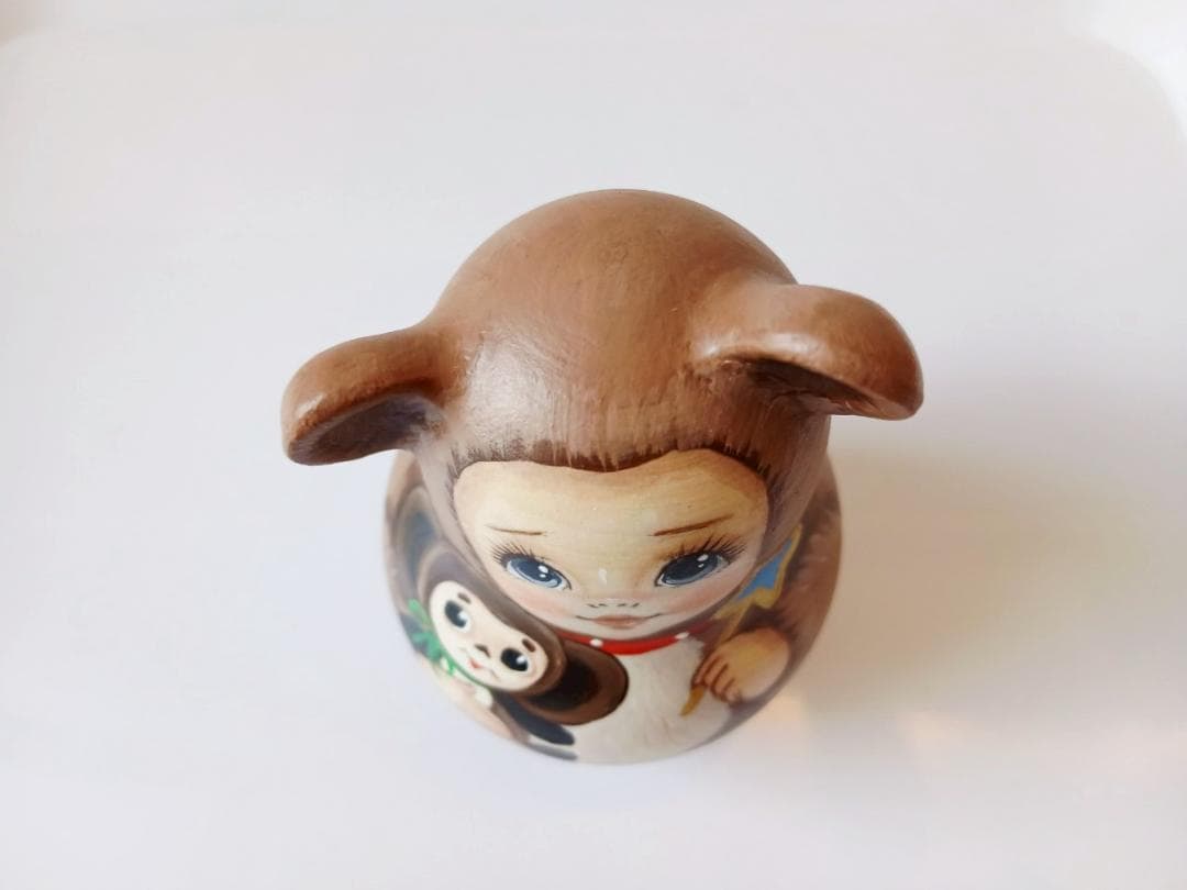 【CBT012】9cm級おきあがりこぼし(大) スベトラーナ チェブラーシカ童子