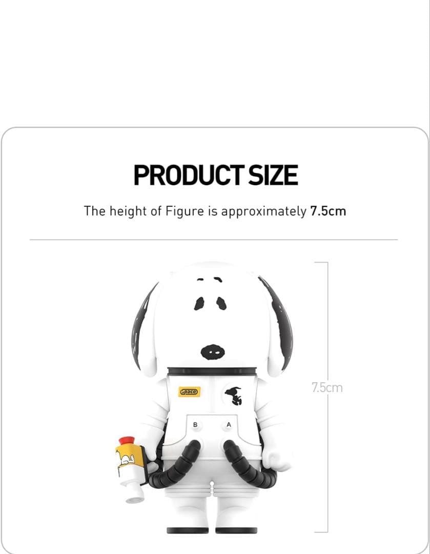 SNOOPY PEANUTS MEGA SPACE MOLLY 100% 限定