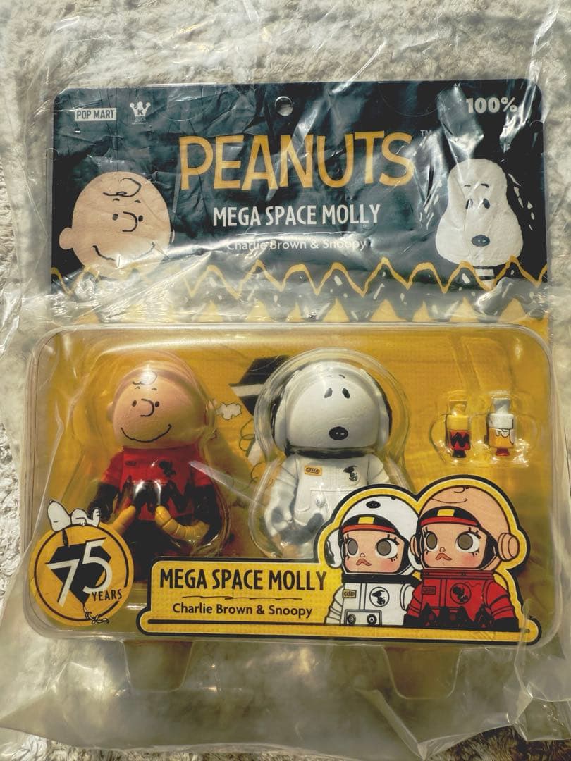 SNOOPY PEANUTS MEGA SPACE MOLLY 100% 限定