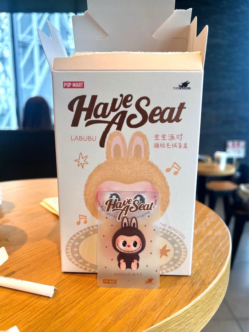 Secret LABUBU have a seat DUODUO シークレット - メルカリ