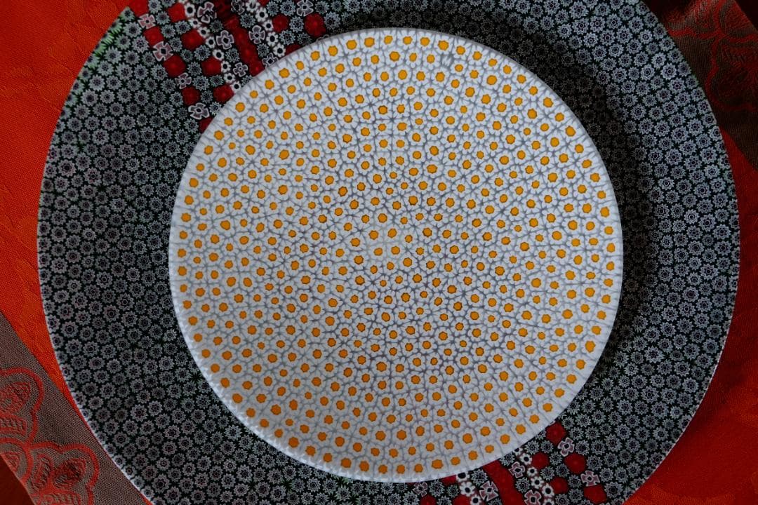 ミルフィオリ エルコーレ モレッティ プレート 皿 黒木国昭/藤田喬平/田子美紀