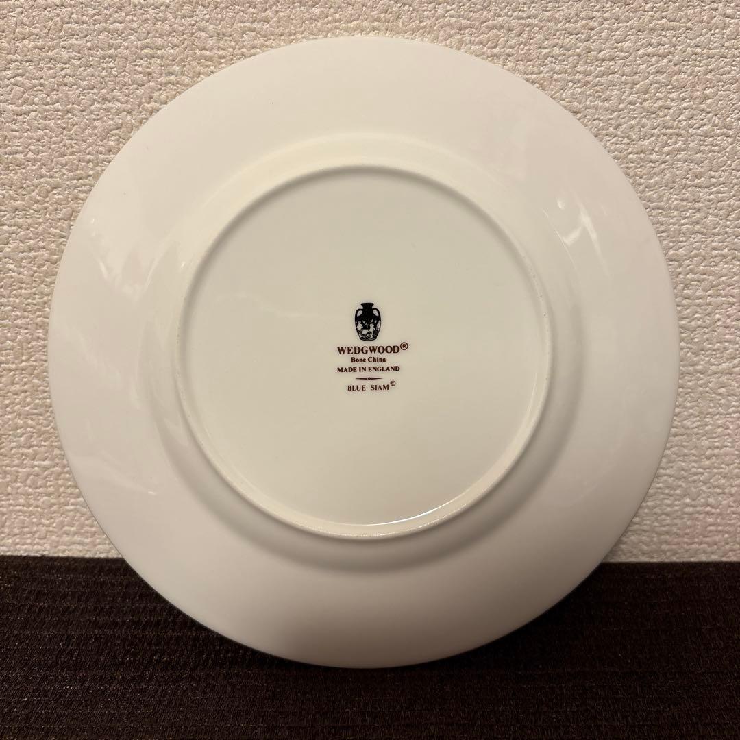 ウェッジウッド　ブルーサイアム　デザートプレート　17.5cm