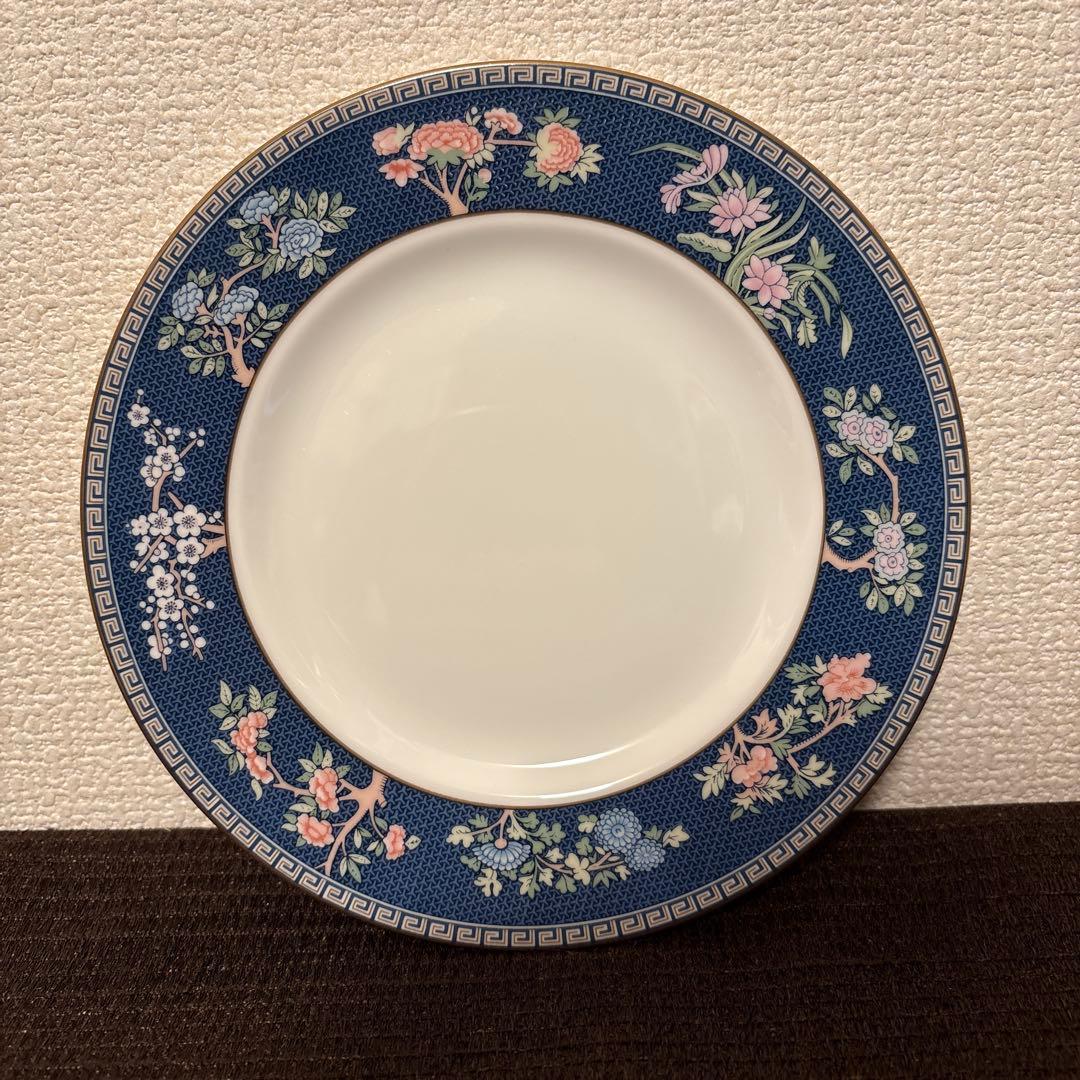 ウェッジウッド　ブルーサイアム　デザートプレート　17.5cm
