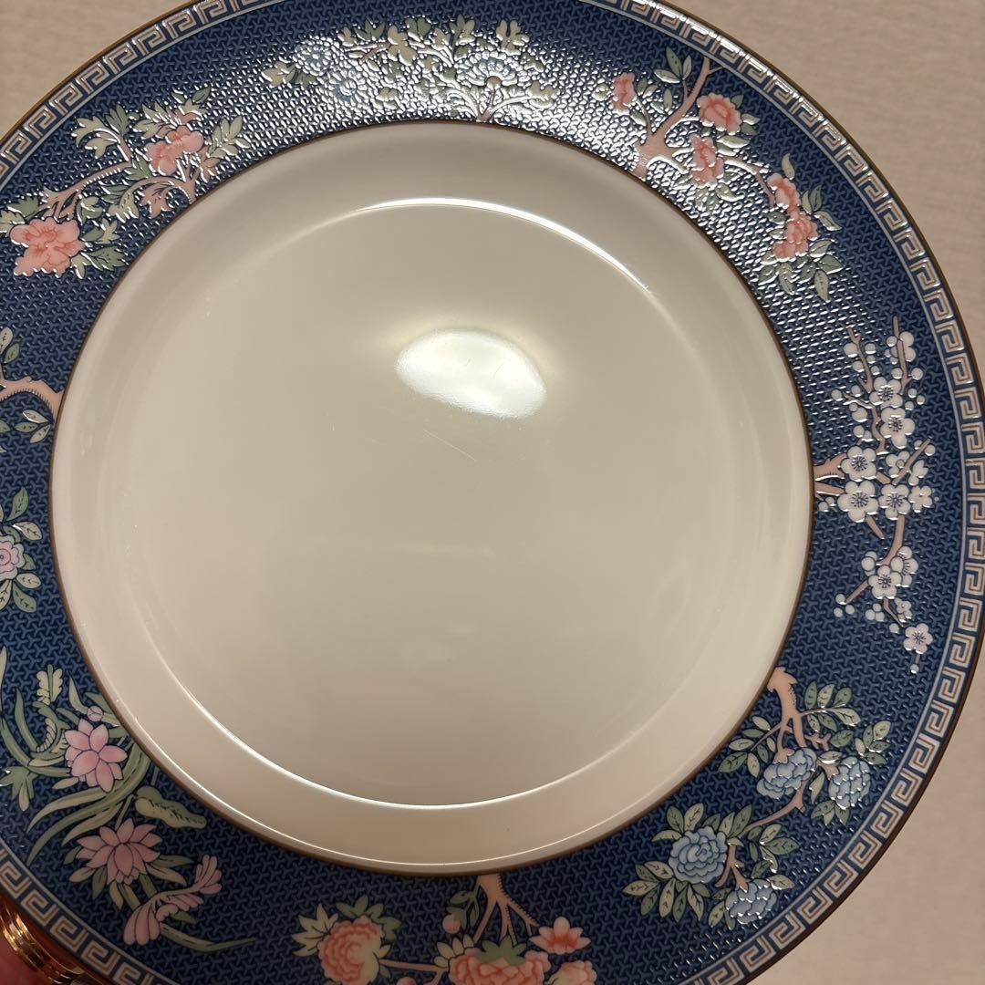 ウェッジウッド　ブルーサイアム　デザートプレート　17.5cm