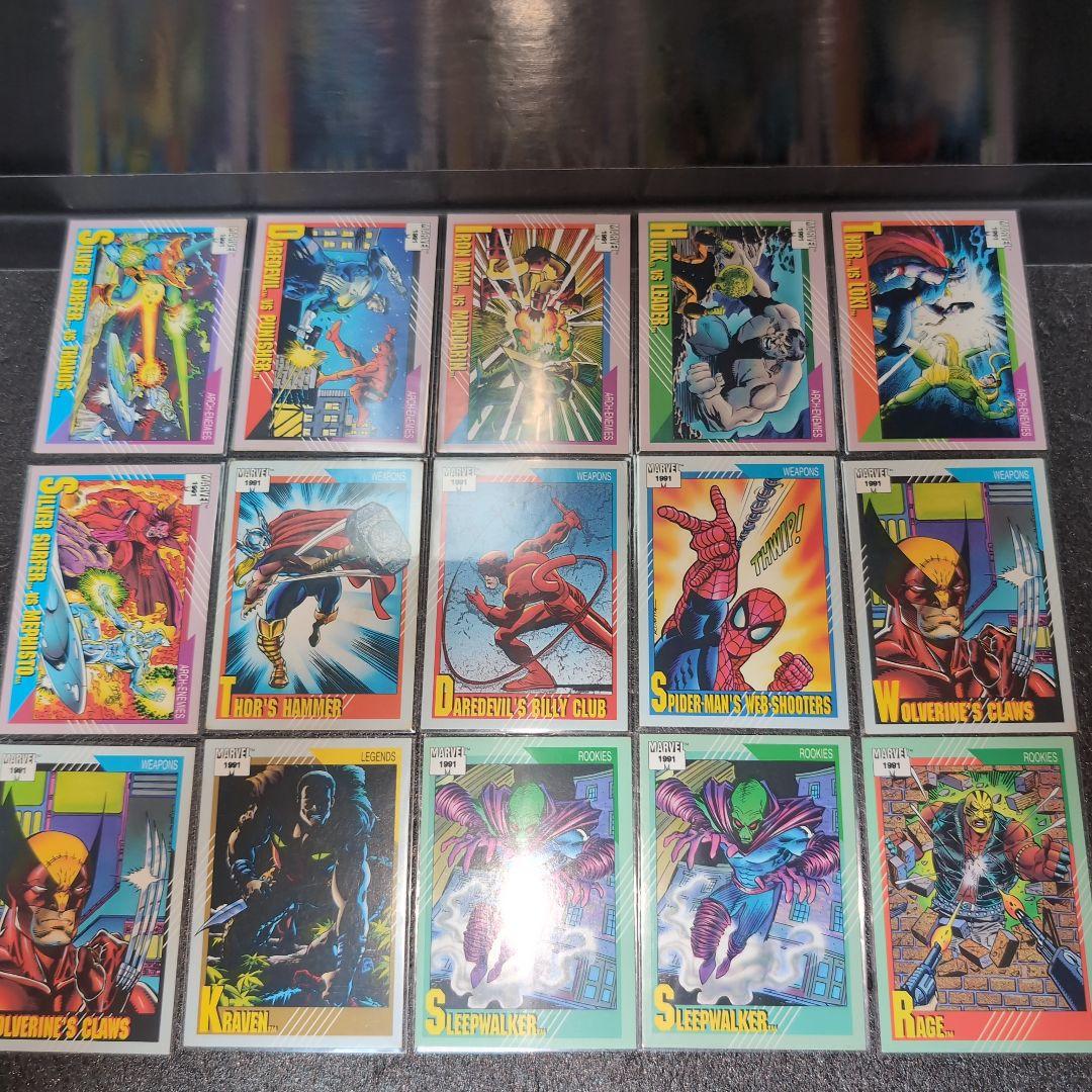 MARVEL 1991 トレーディングカード まとめ メルカリ便