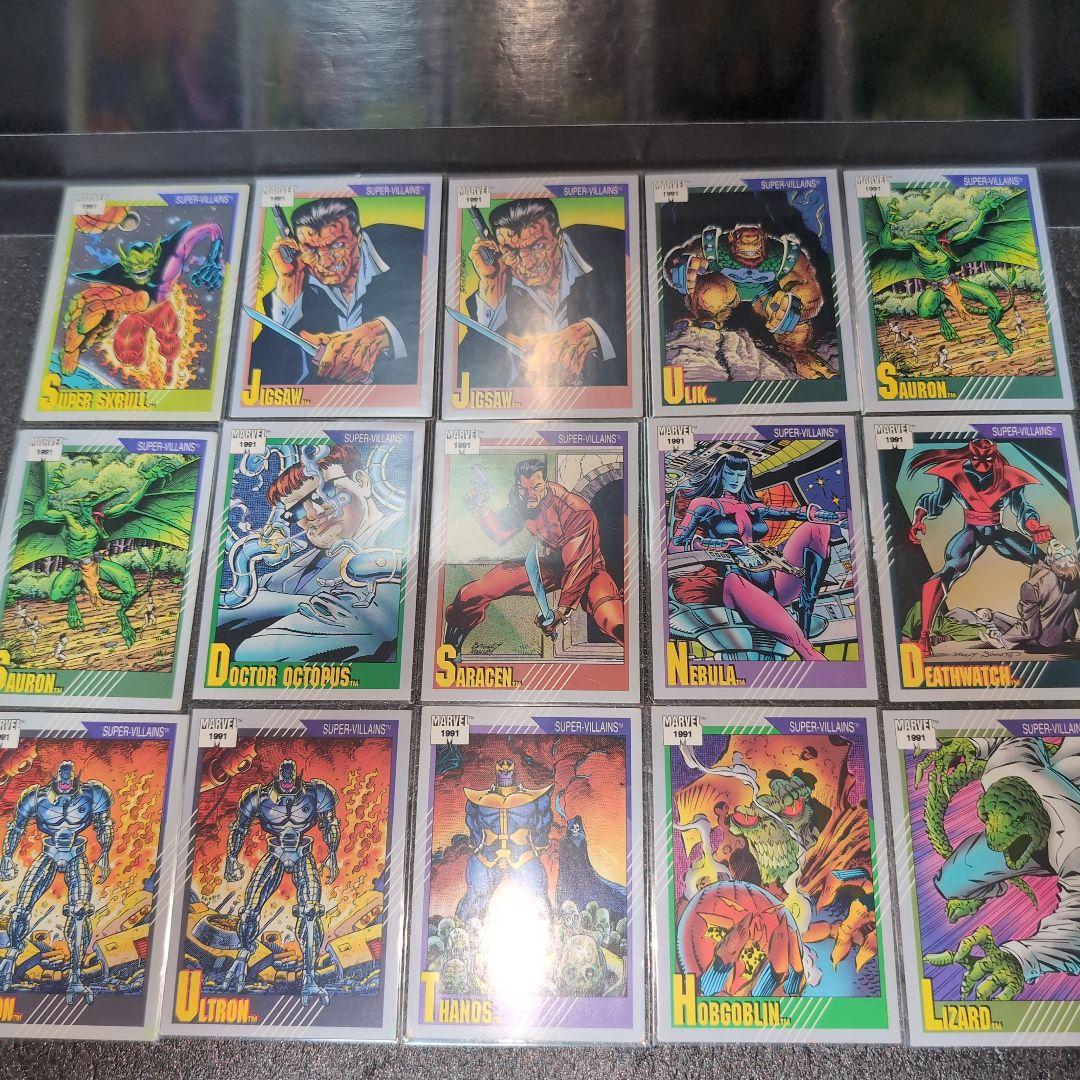 MARVEL 1991 トレーディングカード まとめ メルカリ便