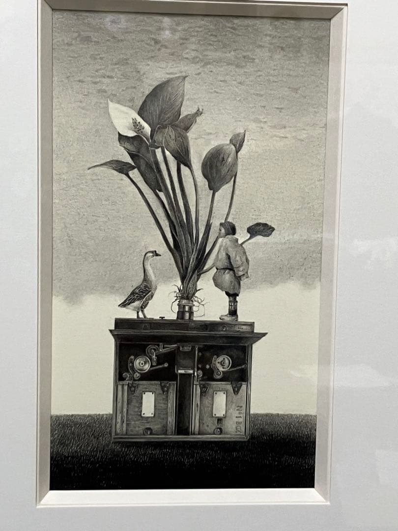 世界に一つ 河内良介「フィルム・スプール」鉛筆画(2018年)