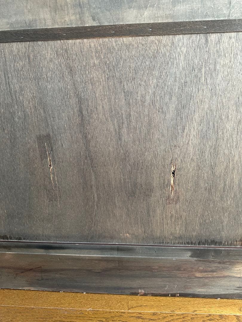 売約済みですキャビネット　木製　ブラック　アンティーク