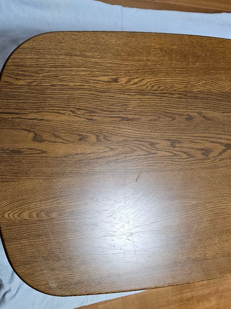 浜本工芸 ナラ材無垢　 リビングテーブル