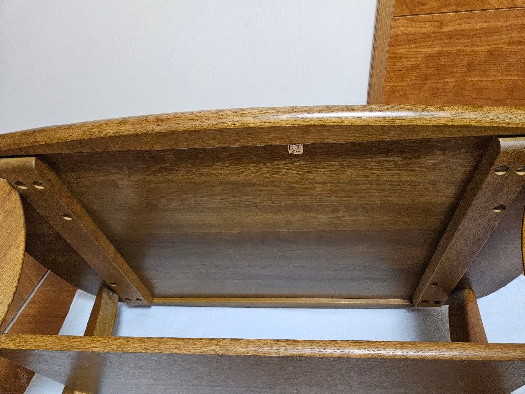 浜本工芸 ナラ材無垢　 リビングテーブル