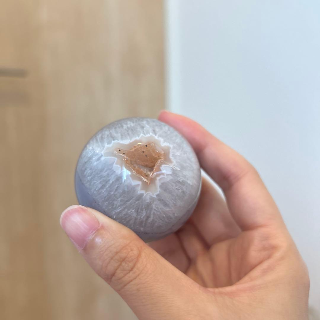 シュガー モスアゲート 瑪瑙 スフィア 49.9ミリ